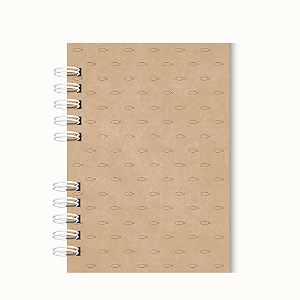 Caderno Bege Peixinhos