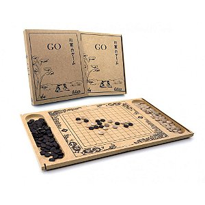 Go - Jogo De Tabuleiro Em Madeira Mitra