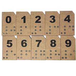 Numeros com Braille Simque Idade 4+
