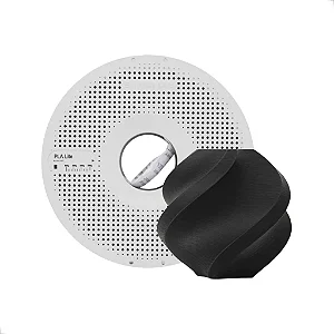 Filamento PLA Lite Preto com Carretel Reutilizável Bambulab 1Kg 1.75mm - (cod. 16100)