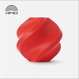 Filamento PLA Lite Vermelho com Carretel Reutilizável Bambulab 1Kg 1.75mm - (cod. 16200)