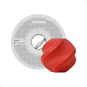 Filamento PLA Lite Vermelho com Carretel Reutilizável Bambulab 1Kg 1.75mm - (cod. 16200)