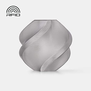 FILAMENTO PETG TRANSLUCIDO CINZA COM CARRETEL REUTILIZAVEL 1KG 1.75MM BAMBULAB