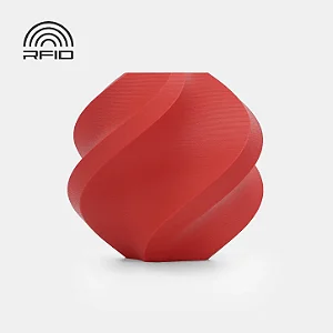 FILAMENTO FOSCO VERMELHO C/ CARRETEL REUTILIZAVEL 1KG 1.75MM BAMBULAB