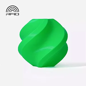 Filamento PLA Bambu Verde com Carretel Reutilizável Bambulab 1Kg 1.75mm - (cod. 10501)