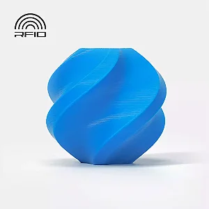Filamento PLA Ciano com Carretel Reutilizável Bambulab 1Kg 1.75mm - (cod. 10603)