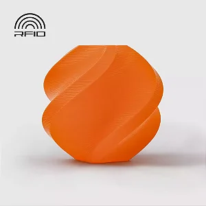 Filamento PLA Laranja com Carretel Reutilizável Bambulab 1Kg 1.75mm - (cod. 10300)