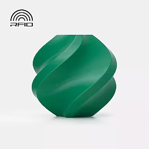 Filamento PLA Verde Visco com Carretel Reutilizável Bambulab 1Kg 1.75mm - (cod. 10502)