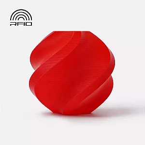 Filamento PLA Vermelho com Carretel Reutilizável Bambulab 1Kg 1.75mm (cod. 10200)