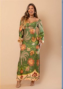 Vestido Longo Celeste