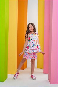 Conjunto Milena Colorido Bolinha