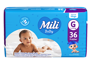 FRALDA MILI BABY MEGA G 36 UND