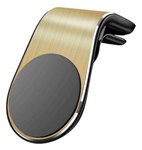 Suporte Veicular Magnético Celular 360° Imã Forte Dourado
