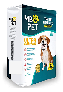 Tapete Higiênico Premium 30 Unidades - MB PET