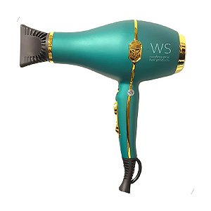 WS PROFESSIONAL SECADOR VERDE PALMEIRA 2600W PRO VULCANO LIZZO 220V