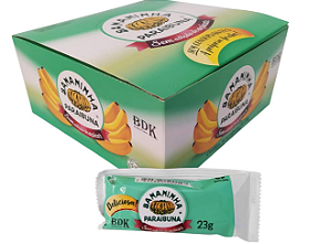 BANANINHA PARAIBUNA ZERO ACUCAR 460G DISPLAY C/ 20 UNID