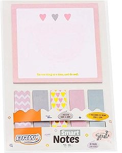 BLOCO SMART NOTES TO-DO - LOVE- 20 FOLHAS - 6 BLOCOS BRW