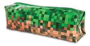 Estojo Escolar Tubo Quadrado Pixel World