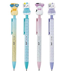 Lapiseira Cats 0.7mm com Decoração Divertida