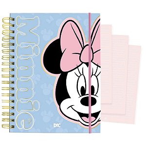 Caderno Smart DAC Minnie com Folhas Reposicionáveis -10 divisórias - 80 folhas