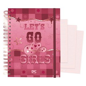 Caderno Colegial Smart Dac Let's Go Girls