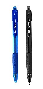Caneta Esferográfica Flow 1.4mm Retrátil - tris