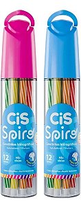 Canetinhas Hidrográficas Cis Spiro 12 Cores