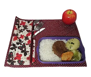 Mini Jogo Americano de Tecido com Porta Talher