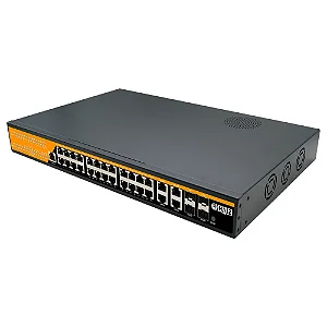 Switch POE Gerenciável Haiz 24 Portas + 4 SFP + 4 Uplink + Console HZ-G2444GM-POE