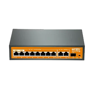 SWITCH HAIZ GIGABIT 8 PORTAS POE + 2 UPLINK + 1 SFP HZ-0821GBPOE-AI