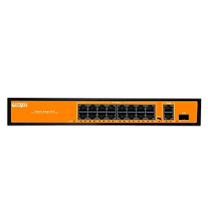 SWITCH POE 16 CANAIS HAIZ HZ-EL1319P-1SFP