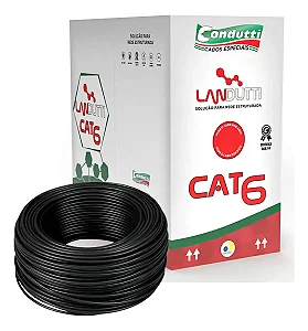 Cabo De Rede Azul Cat6 Hd Landutti Condutti 305m 100% Cobre