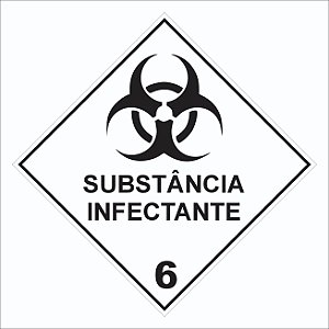 Placa Produto Infectante para Veículos