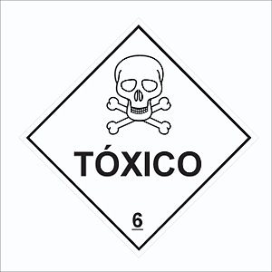 Placa Produto Tóxico para Veículos