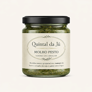 Molho Pesto Artesanal | Quintal da Jú
