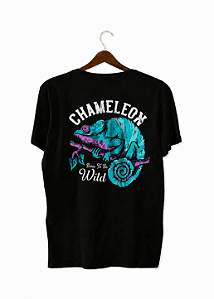 Camiseta Masculina de Algodão com Estampa - Chameleon