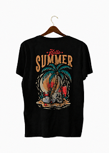 Camiseta Masculina de Algodão com Estampa - Summer