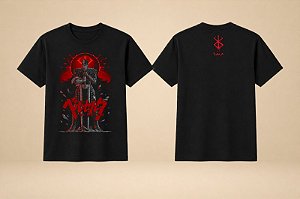 Camiseta Guts Eclipse Berserk | Algodão Preta