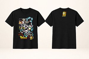 Camiseta Goku Dragon Ball Super | Algodão Preta