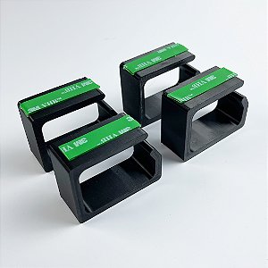Organizador de Cabos com Fixação Adesiva 3M em PETG – Suporte para Fios de Mesa PC Gamer e Escritório