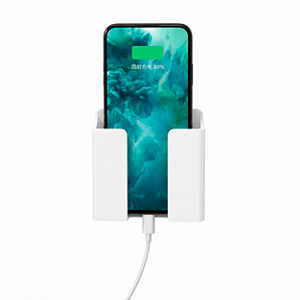 Suporte de Parede para Celular Universal Fixo com Parafusos-Porta Celular Organizador Carregador Smartphone