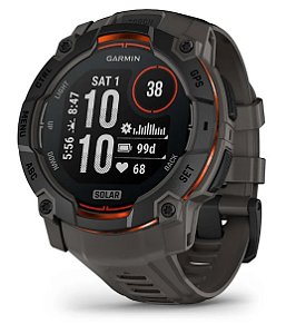 Relógio Smartwatch Garmin Instinct 3 Solar Preto 50mm