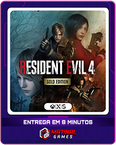 RESIDENT EVIL 4 GOLD - XBOX SERIES X|S- MÍDIA DIGITAL
