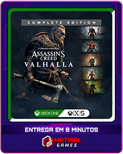 ASSASSINS CREED VALHALLA COMPLETE EDITION - XBOX ONE- MÍDIA DIGITAL