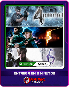 RESIDENT EVIL TRIPLO - XBOX - MÍDIA DIGITAL