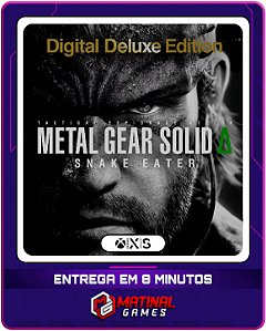 METAL GEAR SOLID Δ: SNAKE EATER DELUXE - XBOX SERIES X|S- MÍDIA DIGITAL
