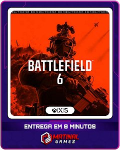 BATTLEFIELD 6 - XBOX SERIES S/X - MÍDIA DIGITAL