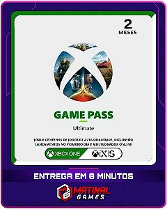 GAME PASS ULTIMATE 2 MESES - XBOX SERIES- MÍDIA DIGITAL