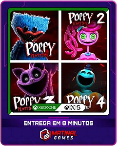 POPPY PLAYTIME: Quadrologia 1/2/3/4 - XBOX - MÍDIA DIGITAL