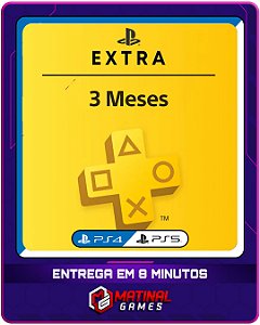 PSN EXTRA 3 MESES- PS5 - MÍDIA DIGITAL